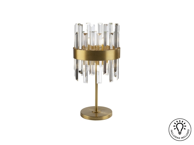 Настольная лампа Grace 6L золотая