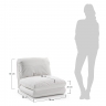 Кресло MOSS Кровать 75 Pu Чистый белый S205U05