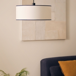 Потолочный плафон Binisalem белого и синего цвета, 50 см