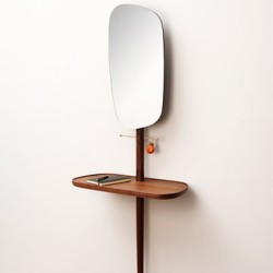 Консоль с зеркалом Nomon-home MOMENTOS RECIBIDOR (орех)