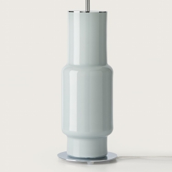 Настольная лампа Noa хромированный металл + белый абажур 801011/41