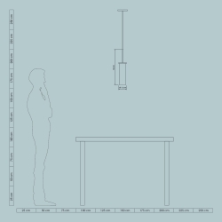 Подвесной светильник Medas зеленый