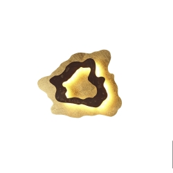 Бра Halo ржавчина/золотая фольга