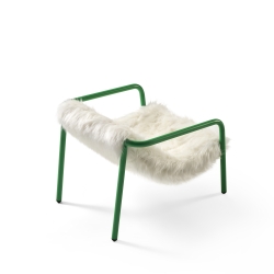 Кресло Elle Mini 348.56.G с сиденьем из искусственного меха