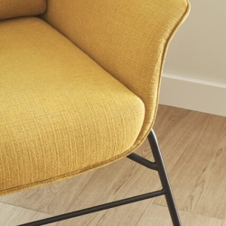 Кресло Sadira горчичное