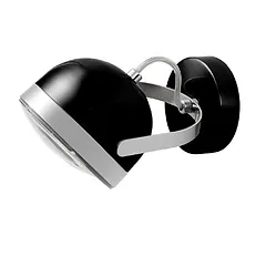 Настенный/потолочный светильник Boogie W1 black & chrome