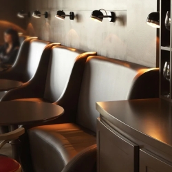 Настенный/потолочный светильник Boogie W1 black & chrome