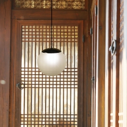 Подвесной светильник Pop S30 black/clear