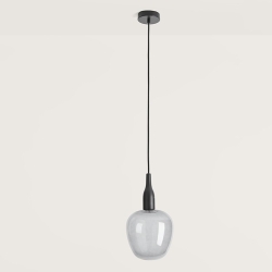Подвесной светильник C1012 + B055 дымчатый плафон