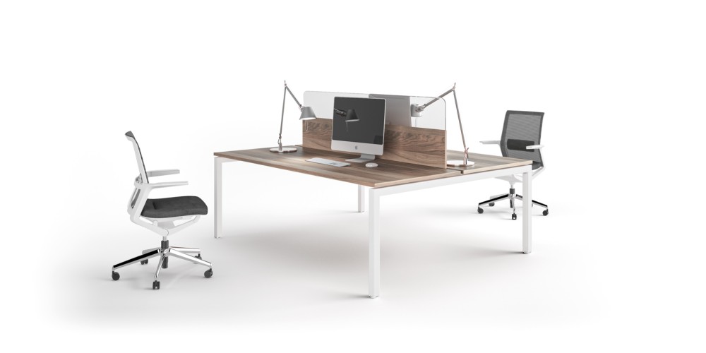 Стол рабочий двойной Nexo 200 x 163