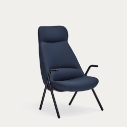 Кресло высокое Dins синее