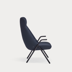 Кресло высокое Dins синее