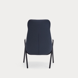 Кресло высокое Dins синее