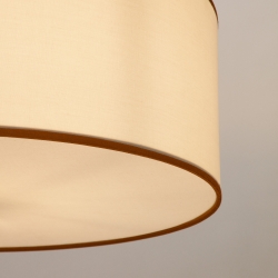 Потолочный плафон Binisalem белого и горчичного цвета, 50 см