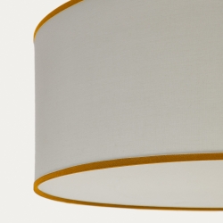 Потолочный плафон Binisalem белого и горчичного цвета, 50 см