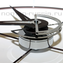 Часы Nomon DOBLE O N, (основание - венге/стрелки - венге) , D=70см Н=80см
