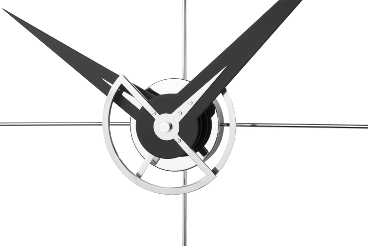 Часы Nomon DOBLE O N, (основание - венге/стрелки - венге) , D=70см Н=80см