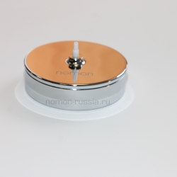 Часы Nomon Mixto N 125 хром/венге. D=125см