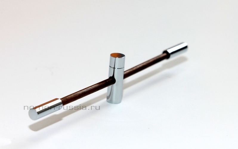 Часы Nomon Mixto N 125 хром/венге. D=125см