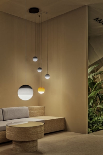 Люстра Dipping Light 13 - 24V зеленая длинный шнур