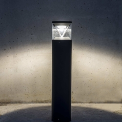 Проблесковый маячок Rush 800 темно-серого цвета 3000K 180º CASAMBI