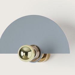 Бра Haban 25 cm + цоколь 10 cm золотой