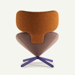 Кресло поворотное Tortuga с подголовником