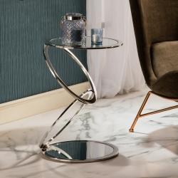 Столик приставной Aros Ø45 сталь