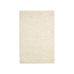 Miray Ковер белый шерстяной 160 x 230 см