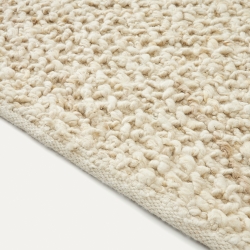 Miray Ковер белый шерстяной 160 x 230 см