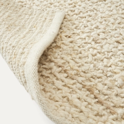 Miray Ковер белый шерстяной 160 x 230 см