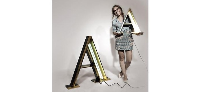 Напольный светильник LETTER A GRAPHIC