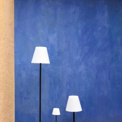 Уличная переносная настольная лампа Aluney черного цвета