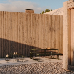 Sotil Детский набор из 2 скамеек и стола из оцинкованной стали