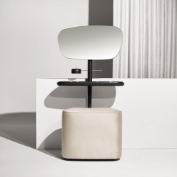 Пуф к туалетному столику Nomon-home TOCADOR POUFF (кремовый)