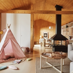 Подвесной декор Nami в виде флажков пастельных цветов из 100% органического хлопка (GOTS)