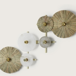 Бра Abby 6L золотое + диски 1141/30, 2x1141/50, 1096/25, 1096/35, 1097/20