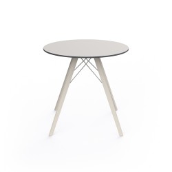 Обеденный стол из дерева Faz ø80x74