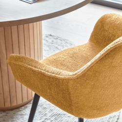 Круглый стол Licia из массива манго с натуральной отделкой Ø 120 см