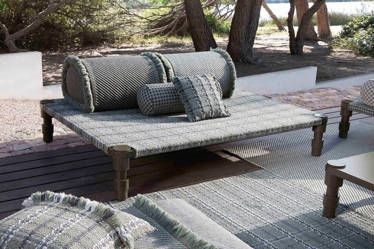 Индийская кровать GL Tartan green Double