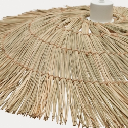 Потолочный плафон Gualta из натурального волокна с натуральной отделкой, 50 см