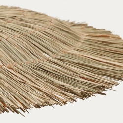 Потолочный плафон Gualta из натурального волокна с натуральной отделкой, 50 см