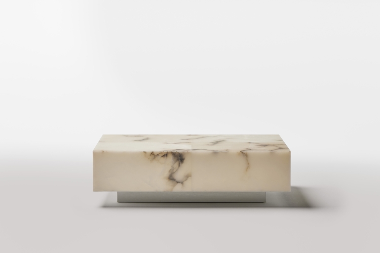 Журнальный столик Yaiza алебастр с подсветкой