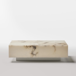 Журнальный столик Yaiza алебастр с подсветкой