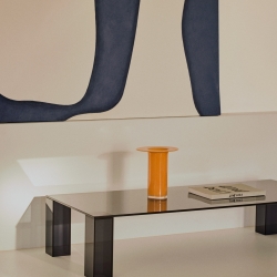 Ваза из оранжевого стекла Kelse, 26 см