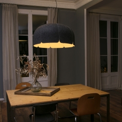 Люстра Mute темно-серый/коричневый 4000K