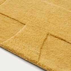 Maie Ковер горчичного цвета из шерсти и вискозы 160 x 230 см