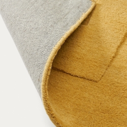 Maie Ковер горчичного цвета из шерсти и вискозы 160 x 230 см