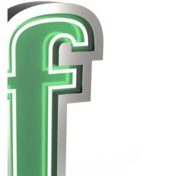 Напольный светильник LETTER f GRAPHIC