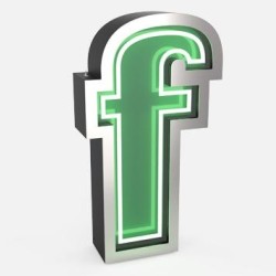 Напольный светильник LETTER f GRAPHIC